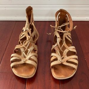 Lace up summer sandals